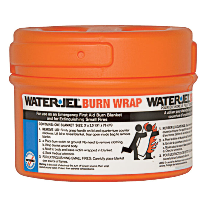 WATER-JEL, BURN WRAP/EXTINGUISHER IN CANISTER