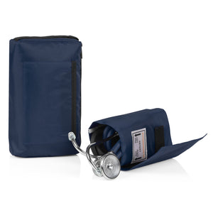 Blood Pressure Cuff with Stethoscope - (Navy) - Eco Medix