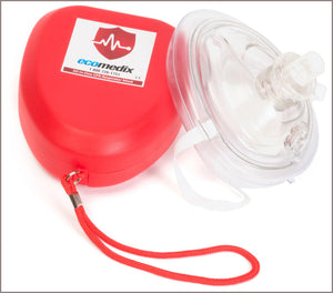 10 Eco Medix CPR MASKS (10 Pack) - ECOMEDIX